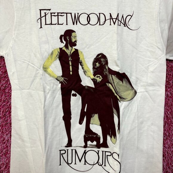Fleetwood Mac Rumours Album Cover Rock Tee XS - Picture 2 of 4